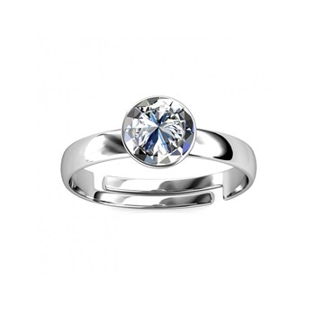 Bague Acacia - Argenté et Cristal