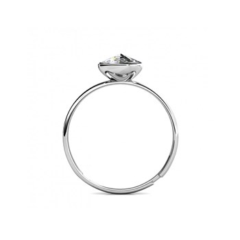 Bague Acacia - Argenté et Cristal