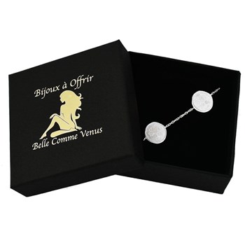 Bracelet arbre de vie 4 médailles rondes Argent 925 Rhodié