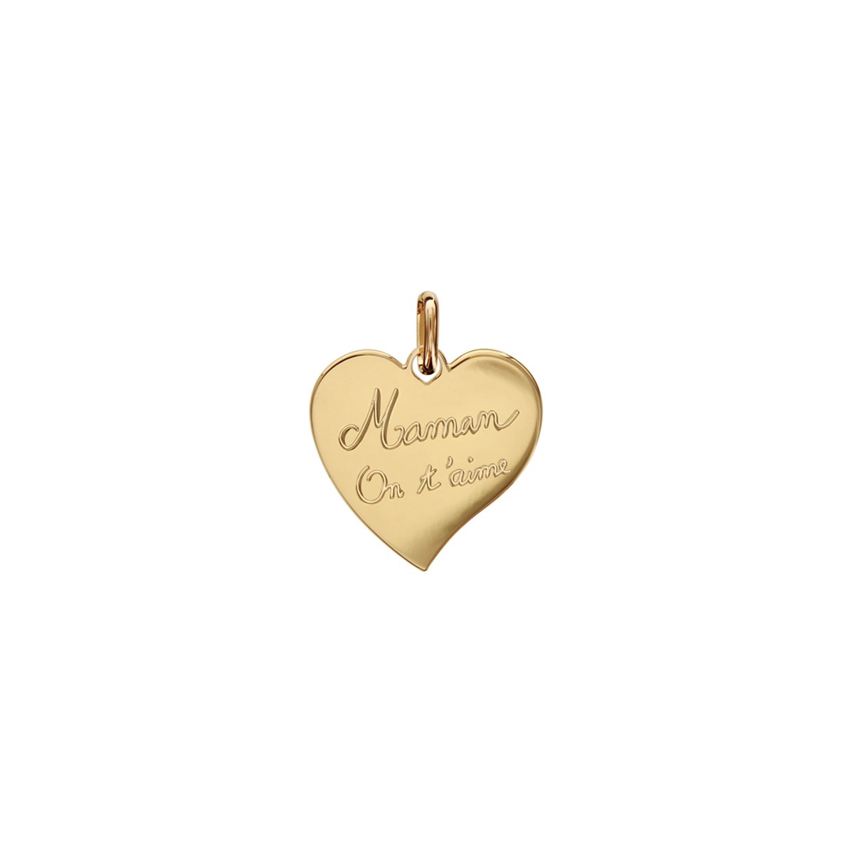 Pendentif Coeur - Plaqué or