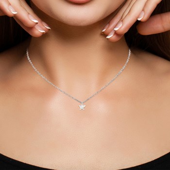 SC Kristallen forçat ketting en ster