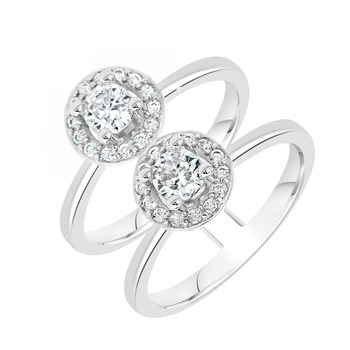 Bague SC Crystal ornée de zirconium