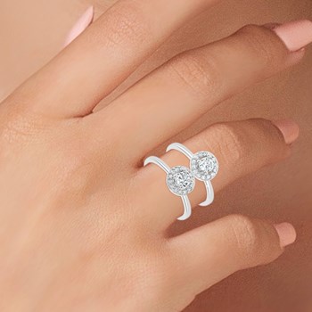 Bague SC Crystal ornée de zirconium