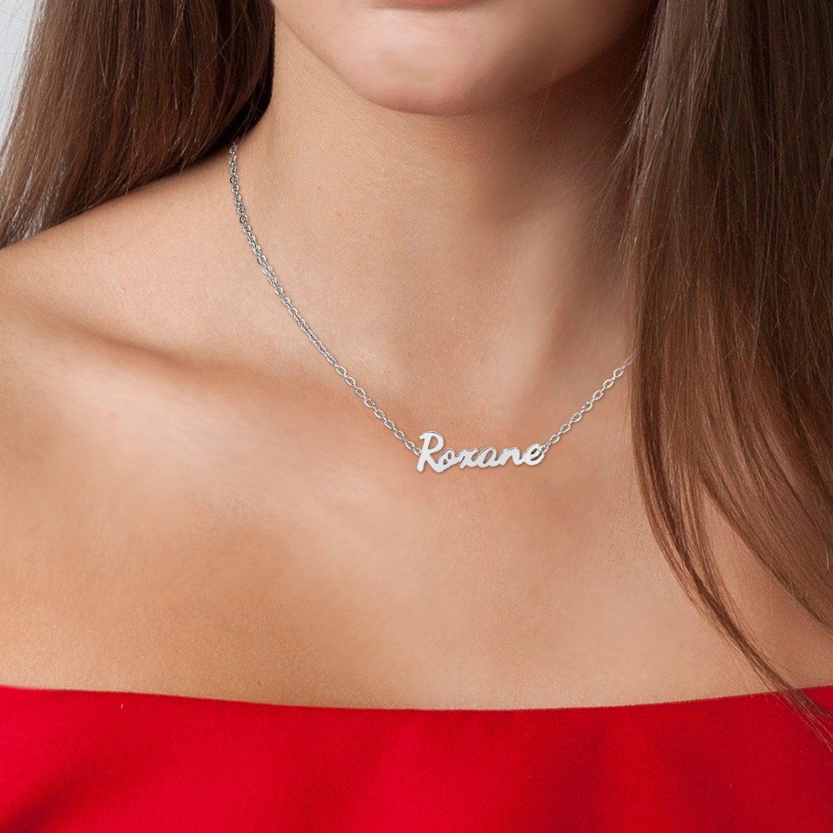 Romane - Collier prénom Roxane - vue 2