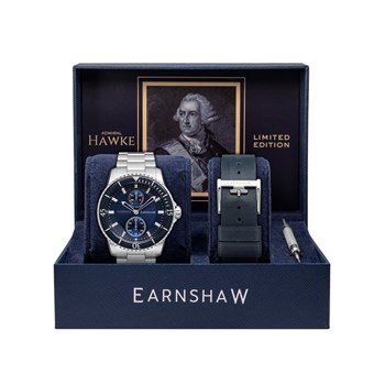 Montre automatique en acier inoxydable HAWKE COFFRET