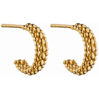 Vergulde oorbel in zilver 925/1000