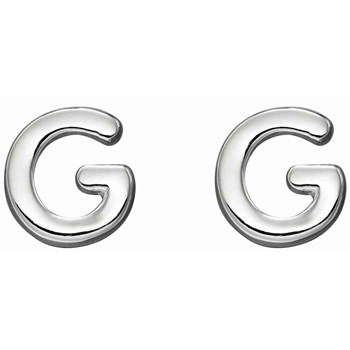 Boucle d'oreille lettre G en argent 925/1000
