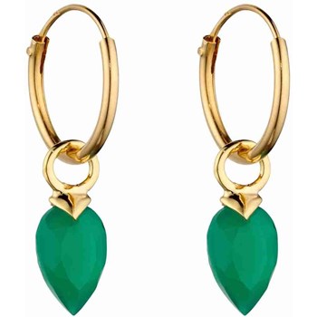 Vergulde oorbel in zilver 925/1000