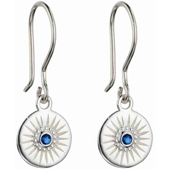 Blue topaz earring in silver 925/1000