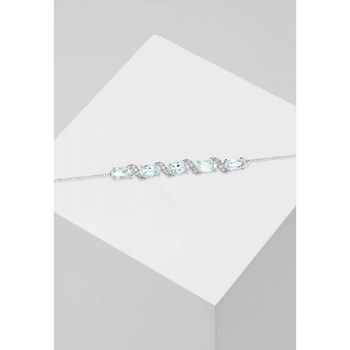 Bracelet Or Blanc Diamant et Topaze