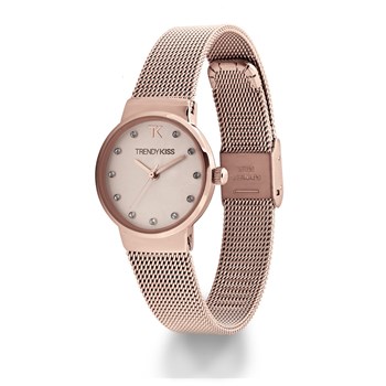 Montre analogique bracelet milanais en acier KIRSTEN