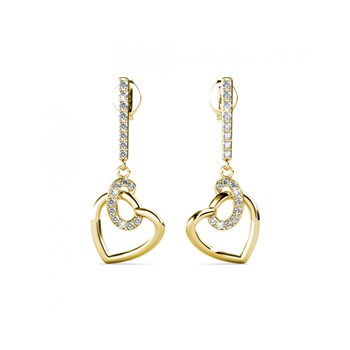 Boucles d'oreilles Allure - Goud en Kristal