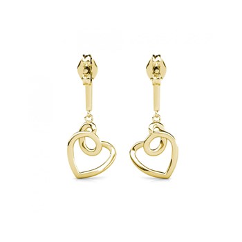 Boucles d'oreilles Allure - Goud en Kristal