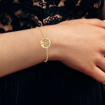 Bracelet arbre de vie SC Bohème en acier inoxydable
