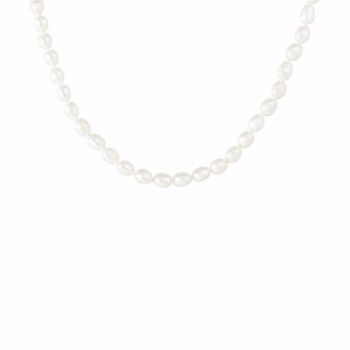 Collier Or Jaune et Perles