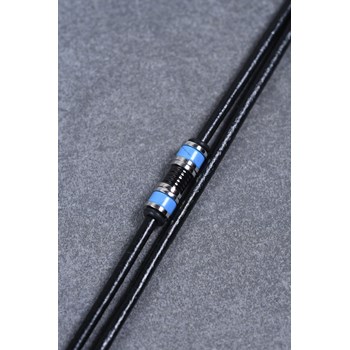 Bracelet souple Moo en Acier 316L avec turquoise bleu turquoise