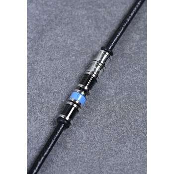Bracelet souple Max en Acier 316L avec turquoise bleu turquoise