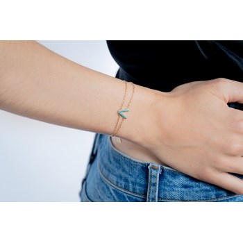 Bracelet souple en Plaqué Or