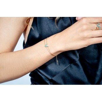 Bracelet souple en Plaqué Or