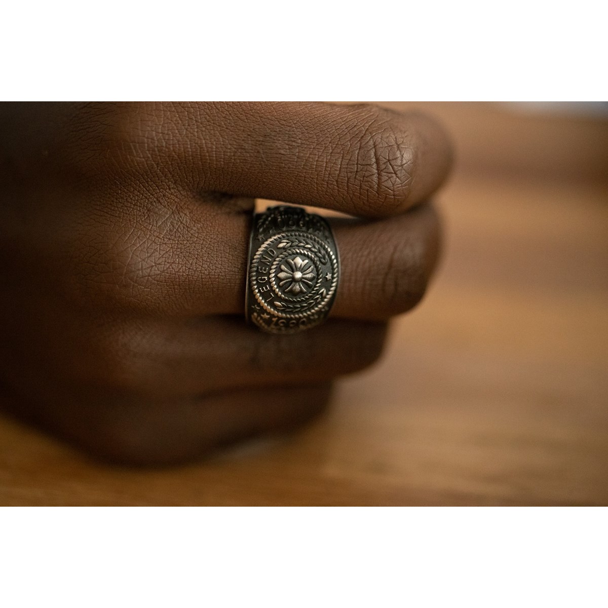 Bague Vitor en PVD - vue 2