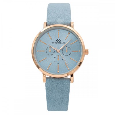 Montre Femme Bracelet Elastique Métal Bleu GIORGIO à 10,00 €