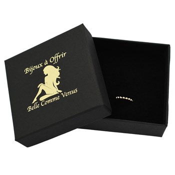 Clip d'oreille earcuff fil effet boules Plaqué OR 750 3 microns