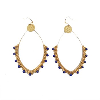 Boucles Zanzibar Lapis Lazuli
