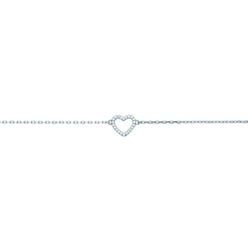 Bracelet Brillaxis coeur empierré