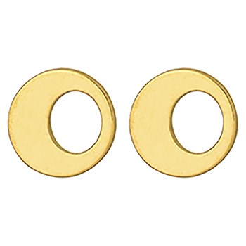 Boucles d'oreilles Brillaxis cibles or jaune
