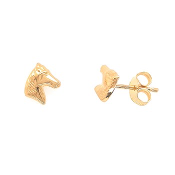 Boucles d'oreilles Brillaxis tête de cheval