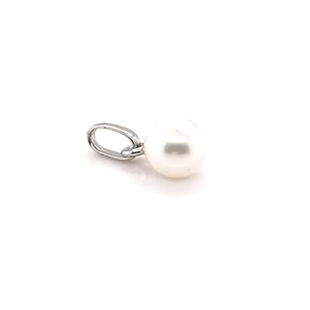 Pendentif Brillaxis or perle de culture 6/6.5 mm