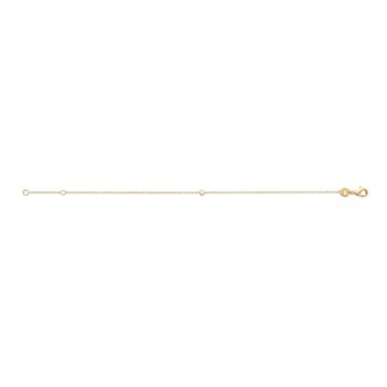 Bracelet Brillaxis plaqué or minimaliste