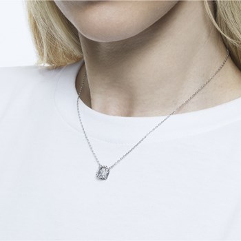 Collier Millenia Swarovski Zirconia carré blanc