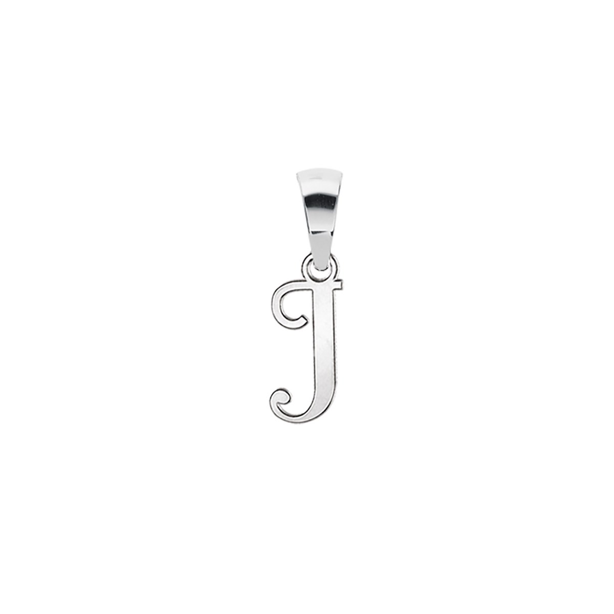 Pendentif Initiale Lettre J - Argent