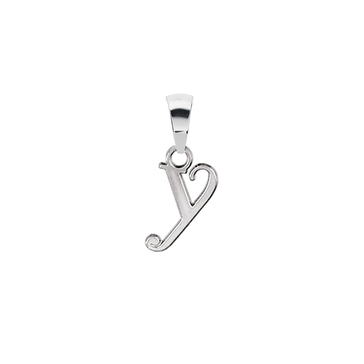 Pendentif Initiale Lettre Y - Argent