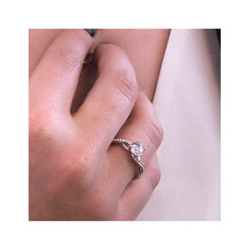 Bague Eleanor - Argenté et Cristal