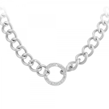 SC Kristallen halsketting met fonkelende kristallen