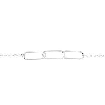 Bracelet en argent 925 rhodié