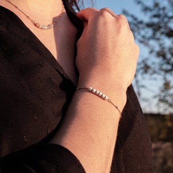 Piana armband in Howliet stenen