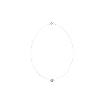 Collier Fil nylon - Solitaire - 7mm