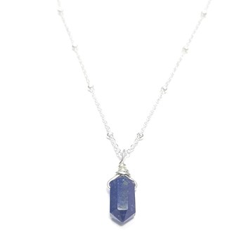 Collier Pendule Lapis Lazuli Argent 925