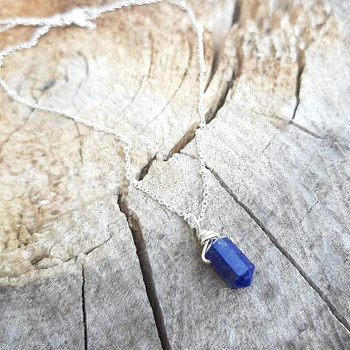 Collier Pendule Lapis Lazuli Argent 925