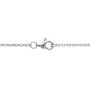 Collier Femme - Argent 925 - Oxyde de zirconium - Longueur : 45 cm