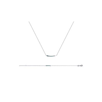 Collier Femme - Argent 925 - Longueur : 45 cm