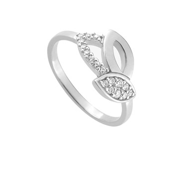 Bague femme - Oxyde de zirconium - Argent 925