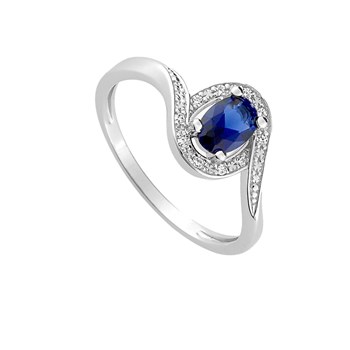 Bague femme - Oxyde de zirconium - Argent 925