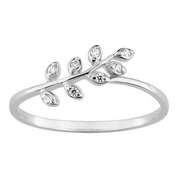 Bague femme - Oxyde de zirconium - Argent 925
