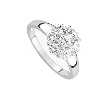 Bague femme - Oxyde de zirconium - Argent 925