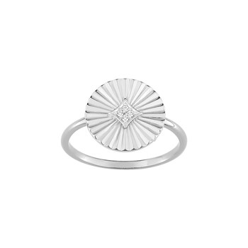 Bague femme - Oxyde de zirconium - Argent 925