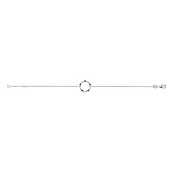 Bracelet Femme - Argent 925 - Email - Longueur : 18 cm